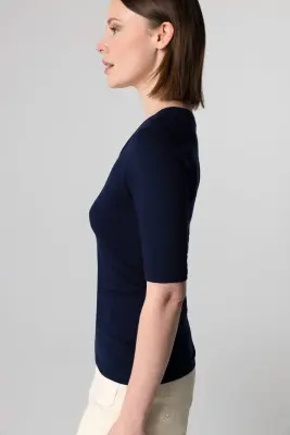 T-shirt en viscose et élasthanne — photo 4