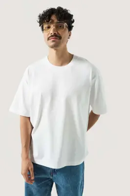 Le t-shirt oversize - Blanc — photo 1