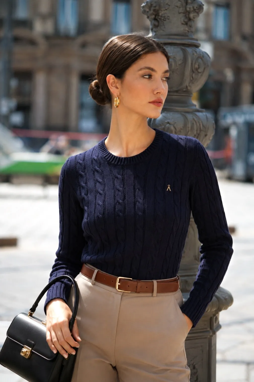Christina Wool Sweater - Blue