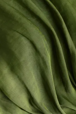 Blouse croisée - Vert olive — photo 4