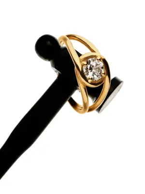 BAGUE JUNON - Or rose 18 carats — photo 5
