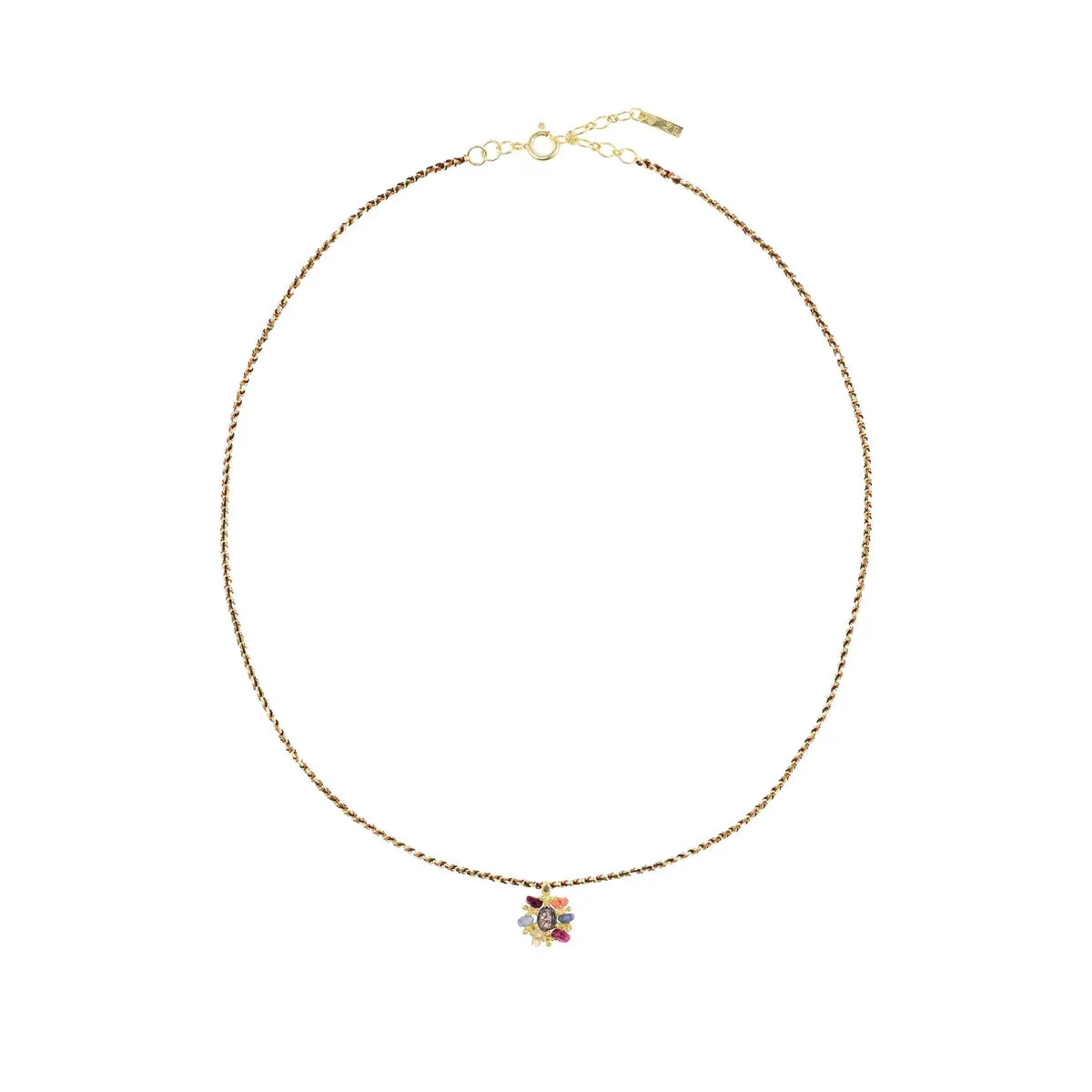 Collier MLS 976 brown caramel - Marie Laure Chamorel