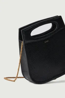 SAC CHERI MINI NOIR LÉZARD — photo 4