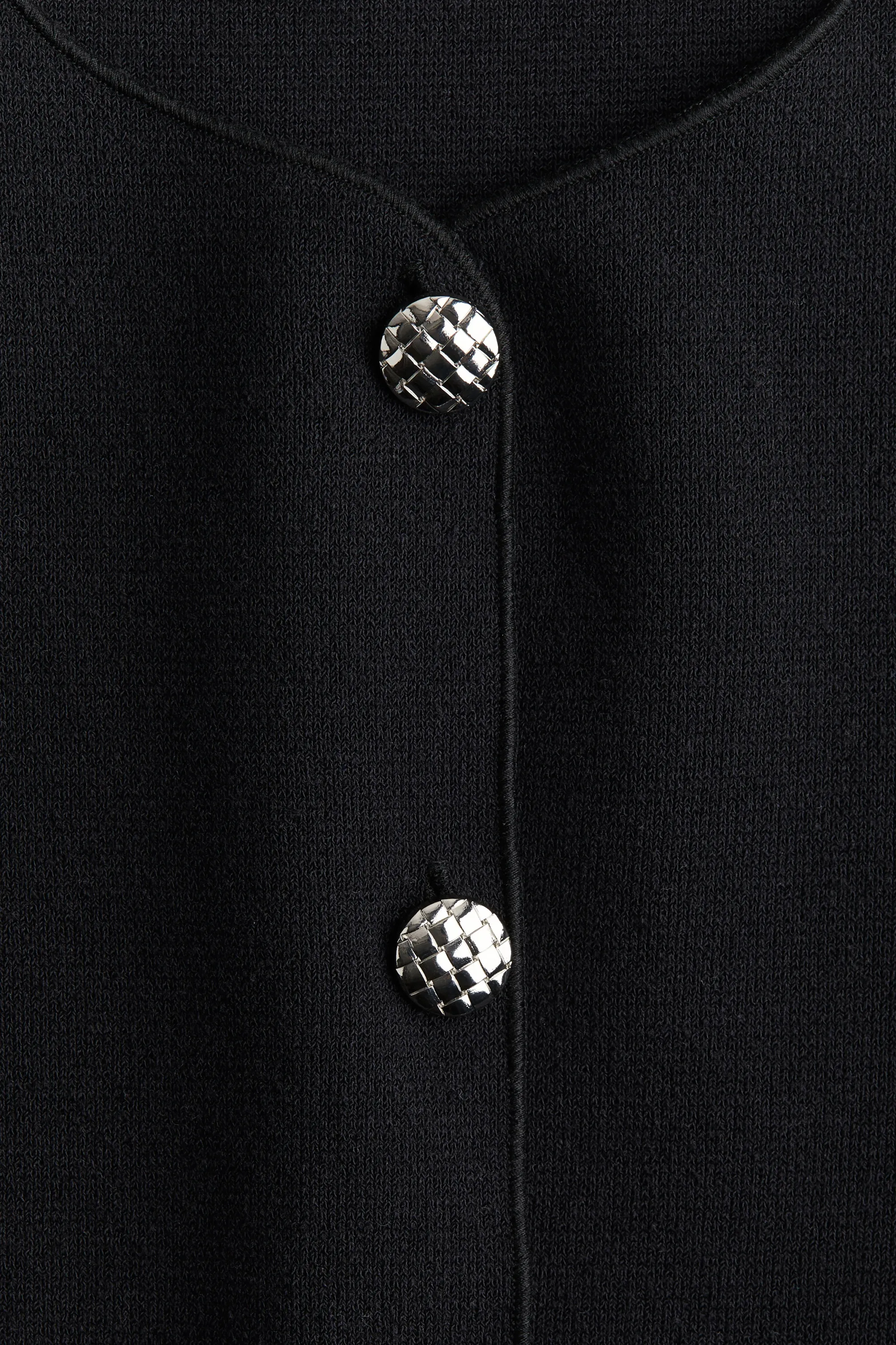 Gilet à manches courtes en jersey - Noir
