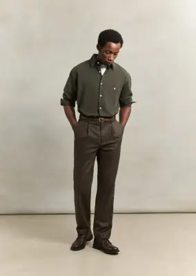 One pleat trousers — photo 1
