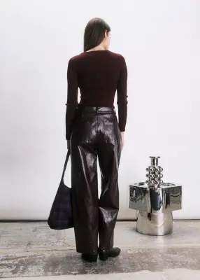 Jiji Studios – Pantalon Floyd Bordeaux — photo 3