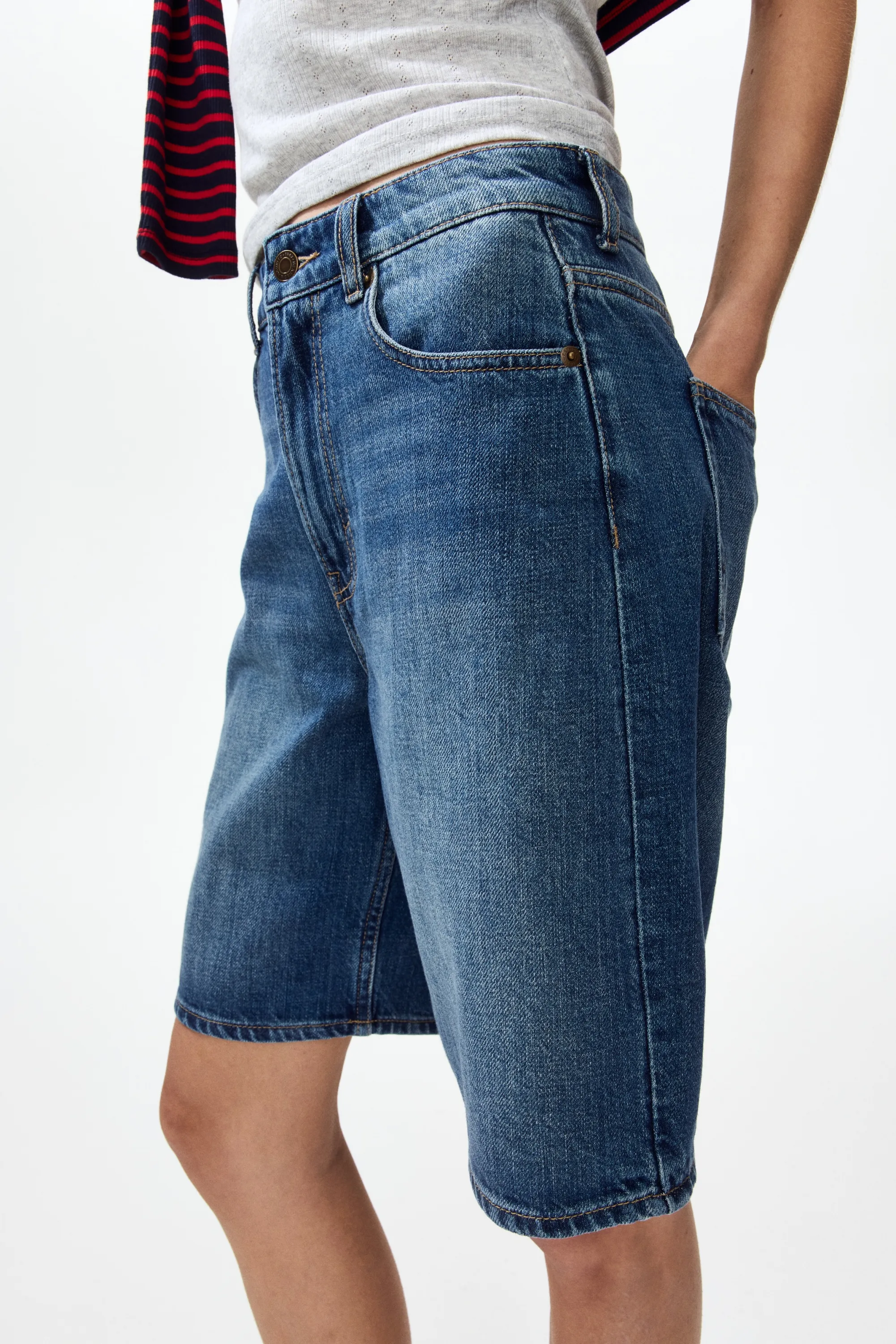 Short Bermuda en denim - Bleu denim