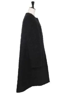 Manteau boule réversible en laine bouclette noir Prix boutique 2300€ Taille 40 — photo 3