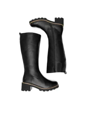 Bottines Remonte D0A79-00 Noires - Lacets Grande Pointure Femme — photo 4
