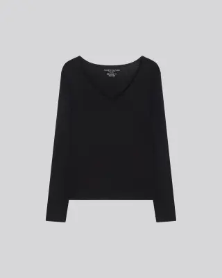 T-shirt en coton et cachemire — photo 4