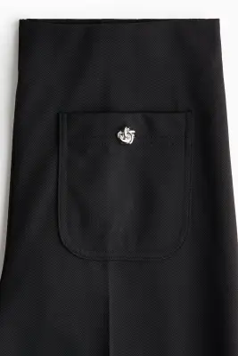 Pantalon à jambes droites - Noir — photo 3