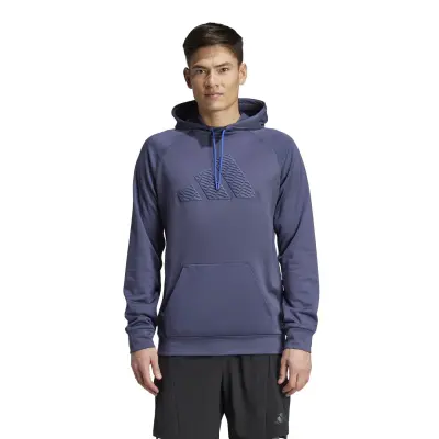 ADIDAS SWEAT CAPUCHE GRANDE LONGUEUR Violet — photo 2