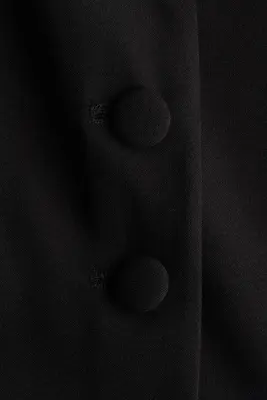 Top à boutons - Noir — photo 3