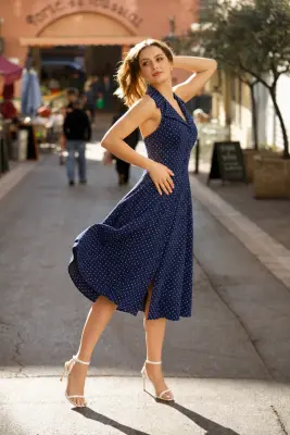 Clarice Polka Dot Dress — photo 2