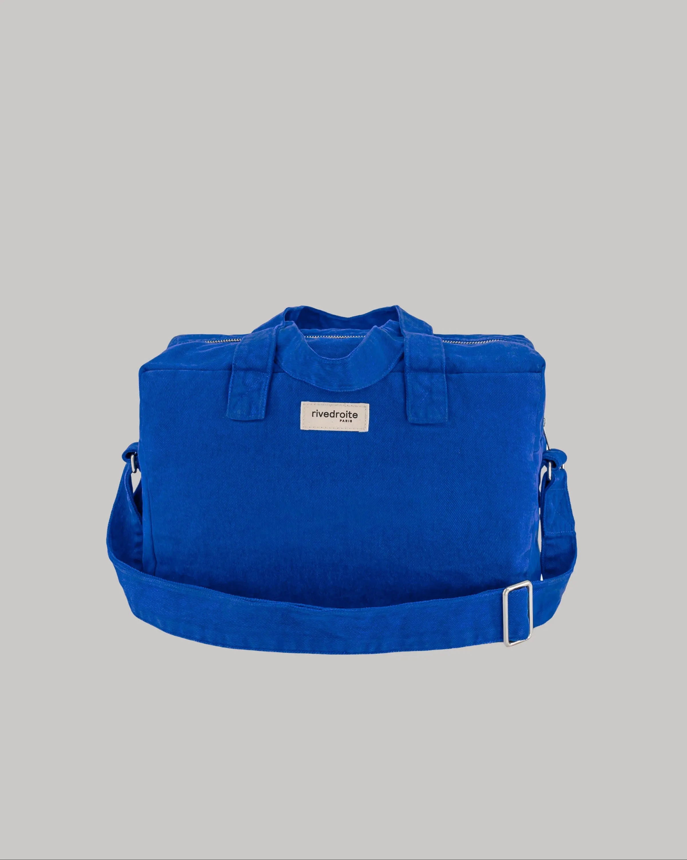 Sac Sauval sergé de coton Venice Blue Rive Droite