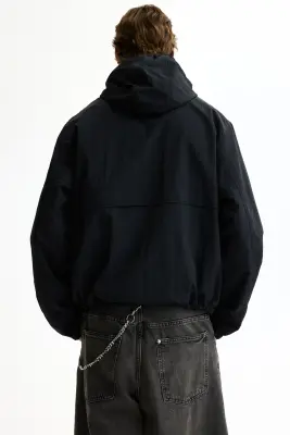 Veste coupe-vent déperlante en nylon - Noir — photo 4