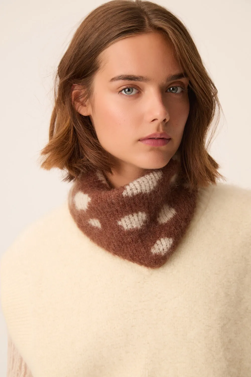 Echarpe Adisson Jacquard Faon