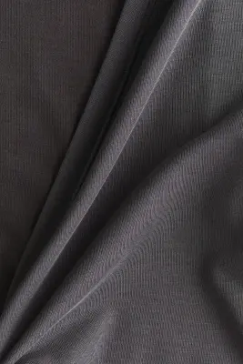 Crop top de yoga à nouer SoftMove™ - Gris ardoise — photo 5