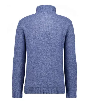 RAGMAN VESTE GRANDE LONGUEUR  FULL ZIP LAINE doublée POLAIRE Bleu — photo 3