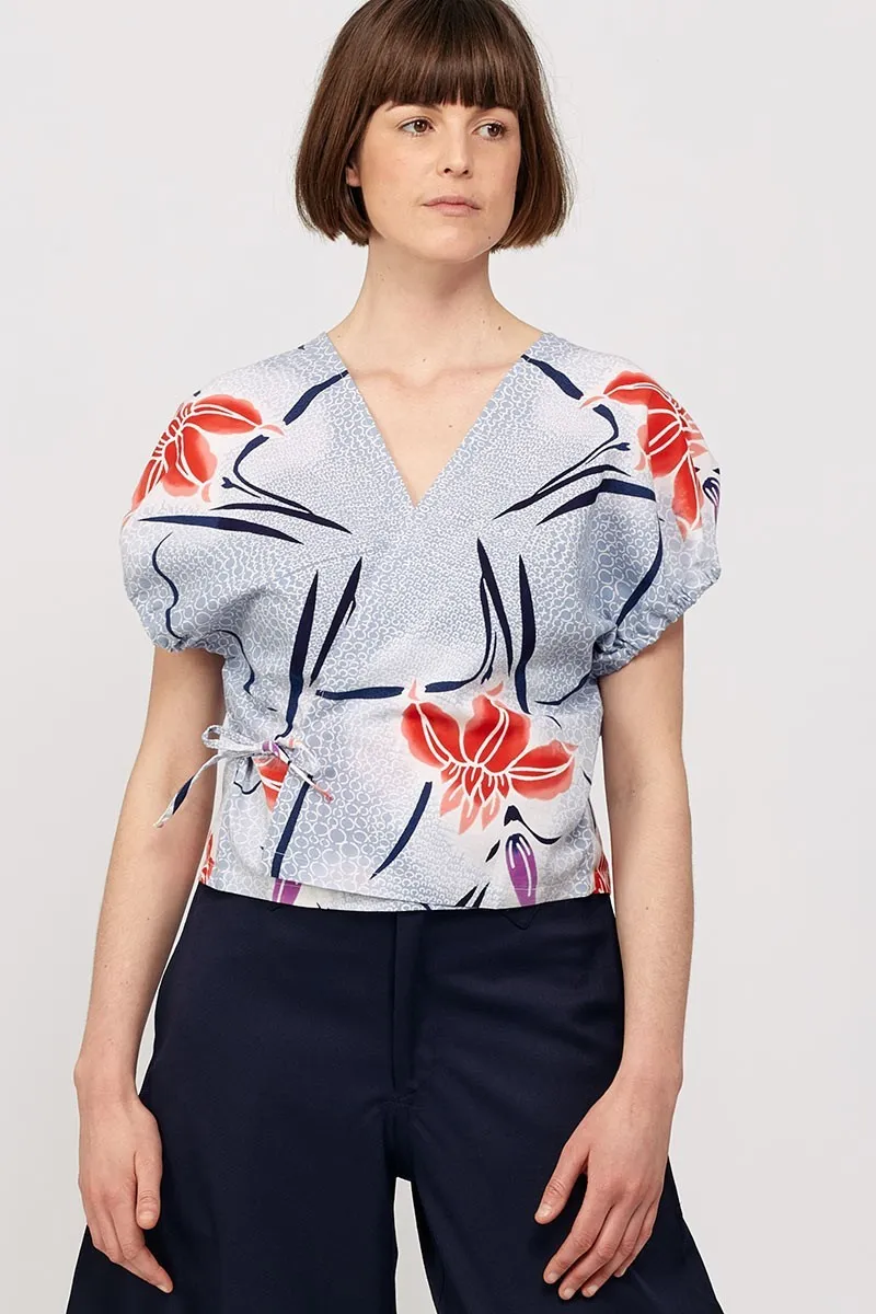 Top cache cœur Yukata