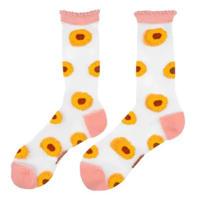 Chaussettes transparentes Tournesol Coucou Suzette — photo 5