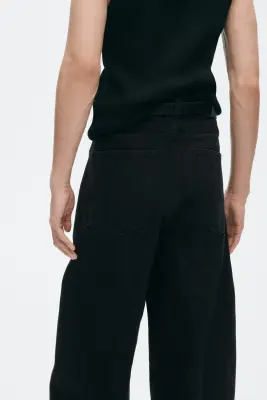Loose Barrel Jeans - Noir denim — photo 2