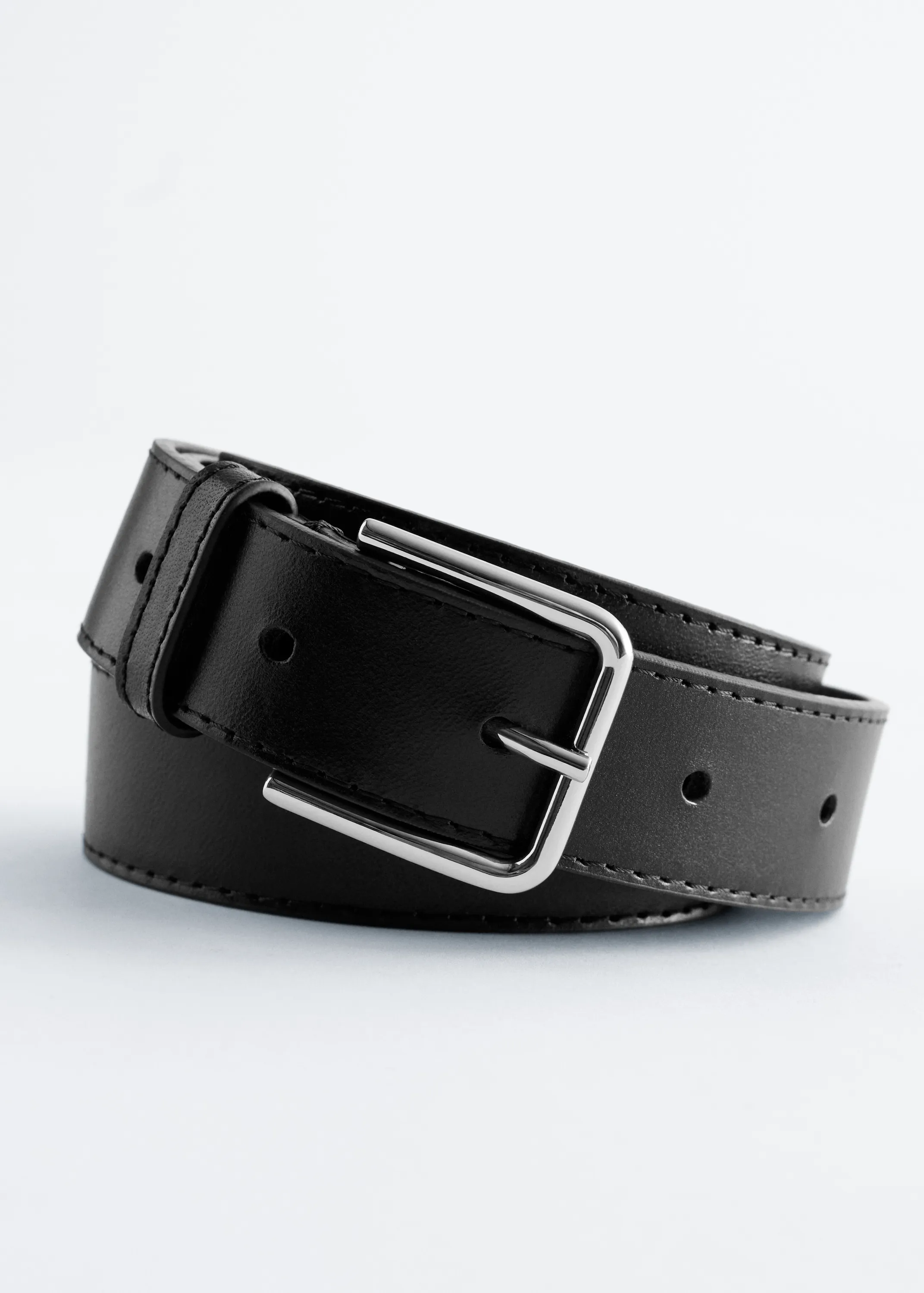 Ceinture en cuir - Noir