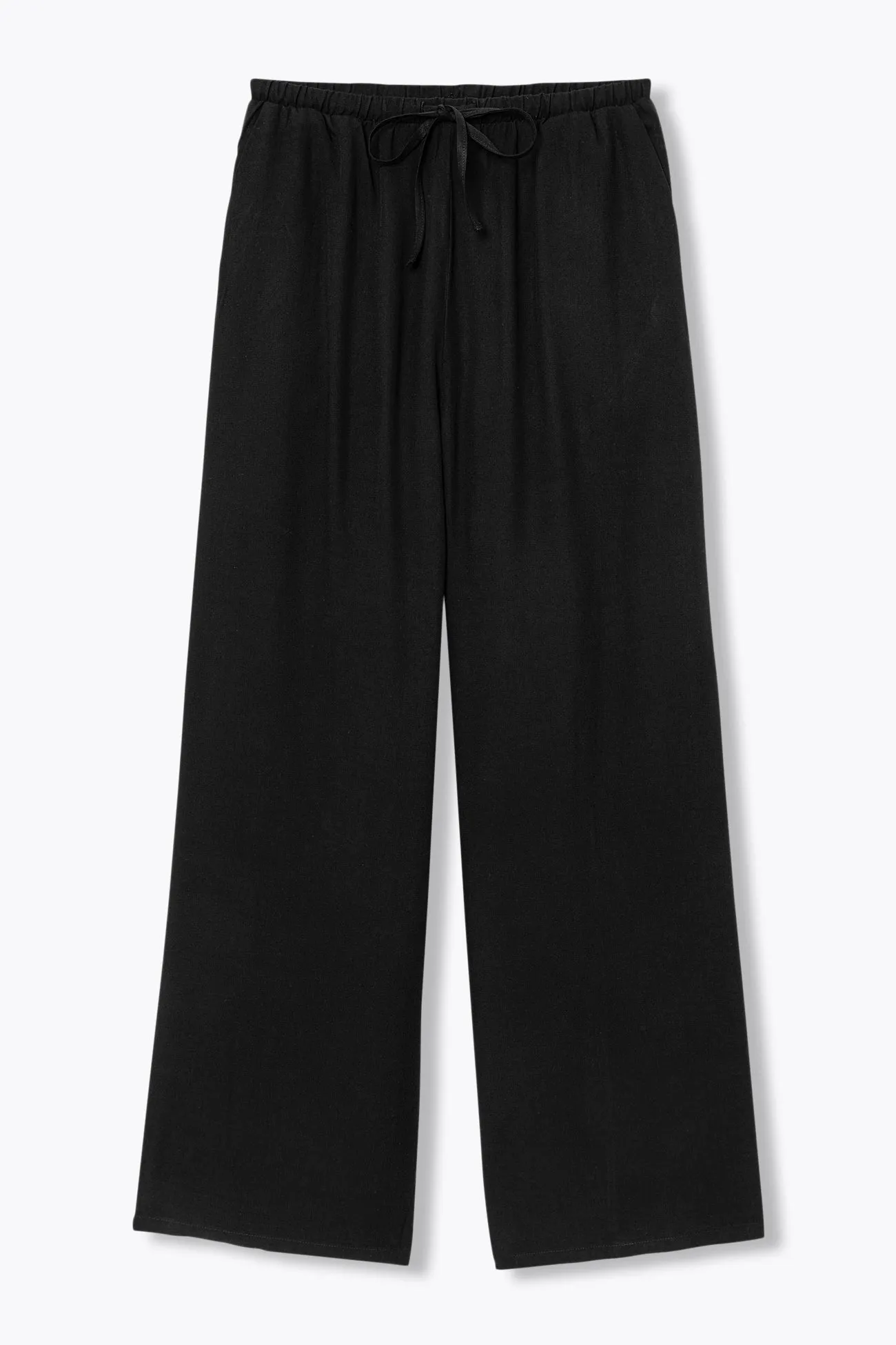 Pantalon large uni Femme