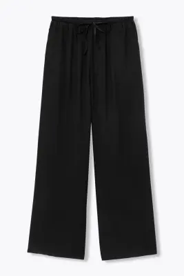 Pantalon large uni Femme