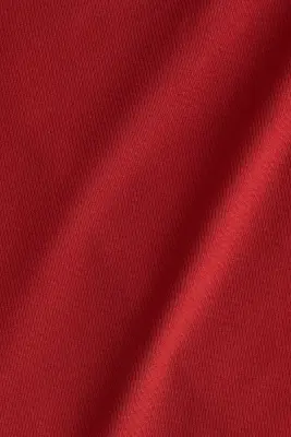Robe en jersey à effet drapé - Rouge — photo 3