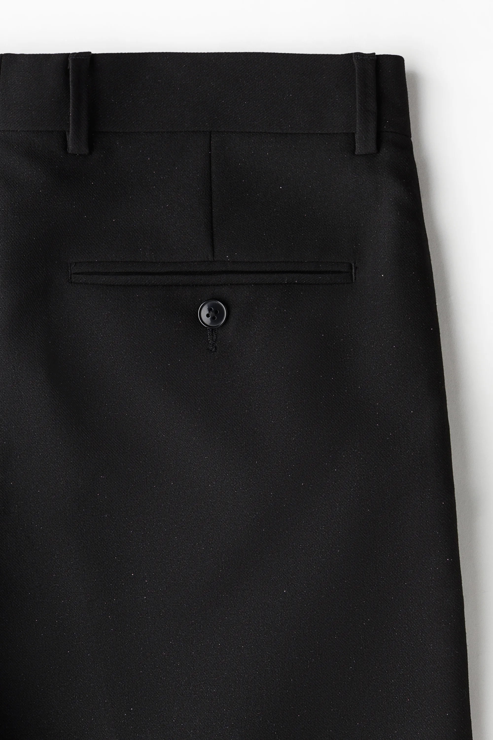Pantalon chic scintillant Loose Fit - Noir/scintillant