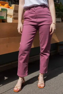Chino Tess - mauve — photo 2