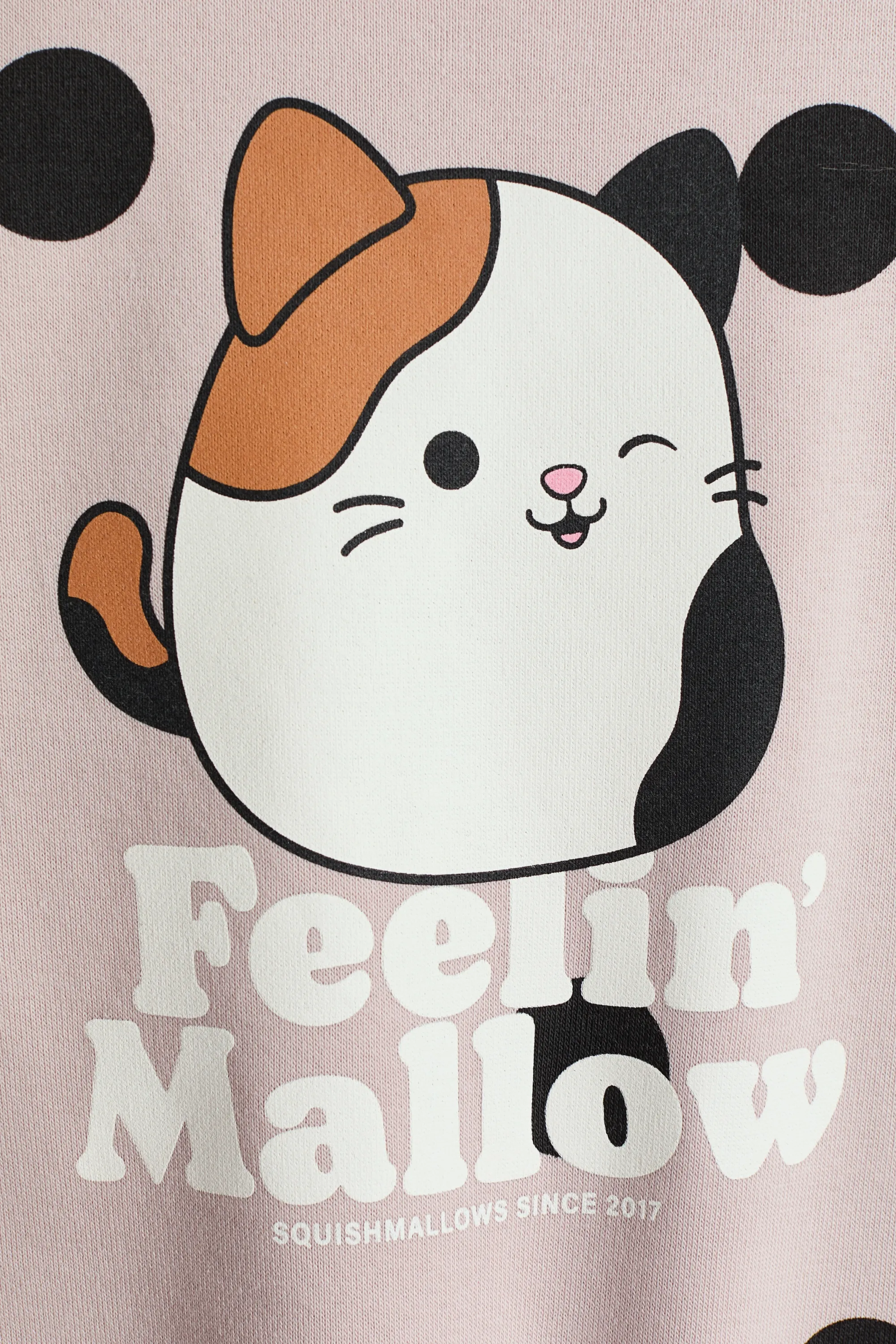 Sweat imprimé avec intérieur brossé - Beige/Squishmallows