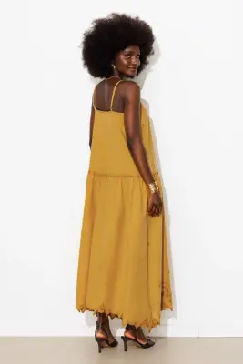 Robe à bretelles perlée — photo 4