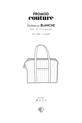 Patron pochette PC 15,6 pouces — photo 1