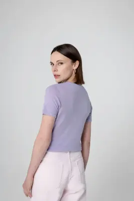 T-shirt en cachemire — photo 4