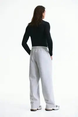 Pantalon jogger de sport Loose Fit DryMove™ - Gris clair chiné — photo 3