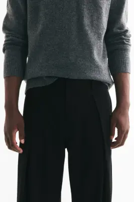 Pantalon chic Loose Fit - Noir — photo 1