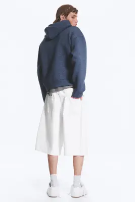 Simon Graphic Scuba Hoodie - Bleu foncé - Gaufré — photo 2