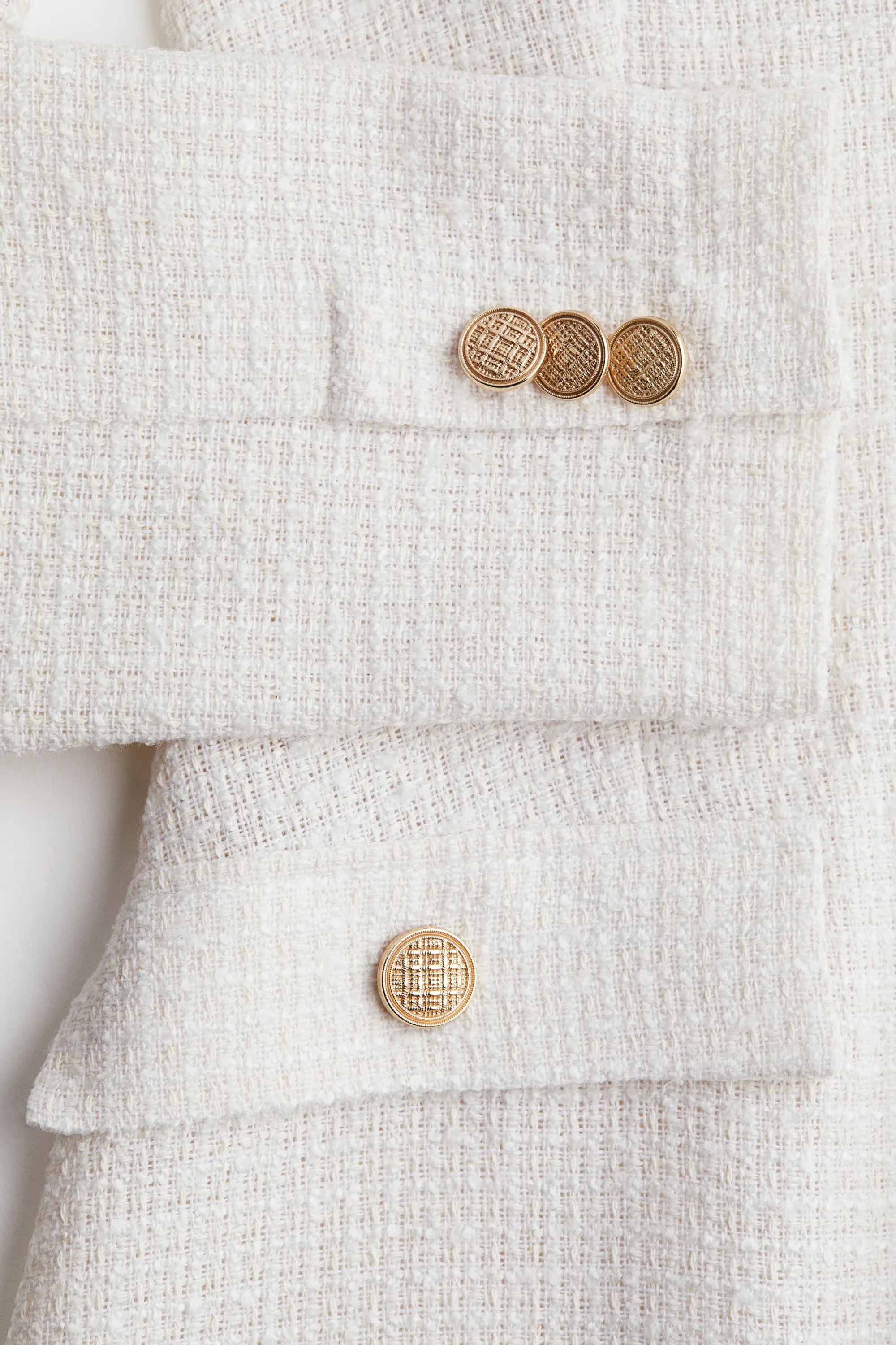 Robe en bouclette - Blanc
