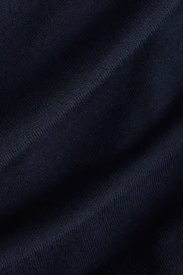 Top en jersey avec dos bénitier - Bleu marine — photo 4