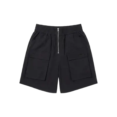 NWP Black Zipper Shorts — photo 1