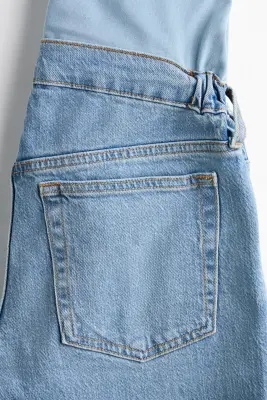 MAMA Straight Ankle Jeans - Bleu denim clair — photo 4