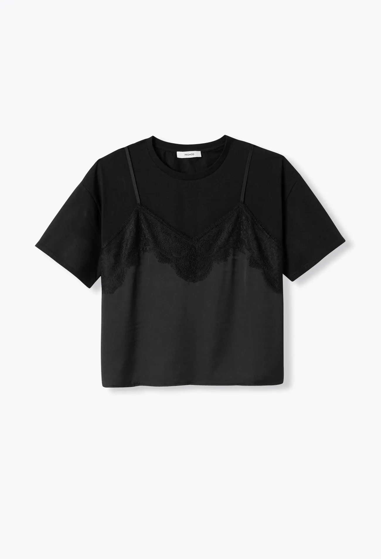 T-shirt et top effet superposé
