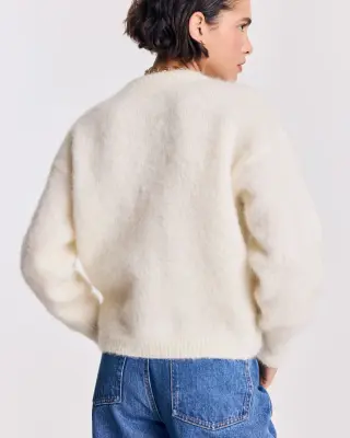 Cardigan Douceur écru — photo 4