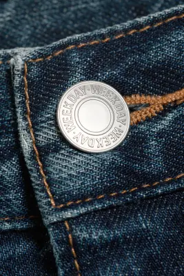 Jean bootcut standard taille basse Sky - Milano Blue - Bleu foncé — photo 5