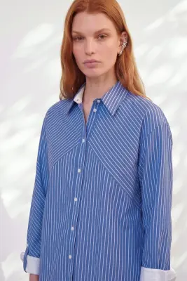 Chemise Ivy Blue Stripes — photo 2