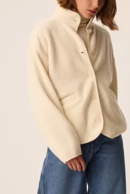 Veste Maille Zlavina Creme — photo 5
