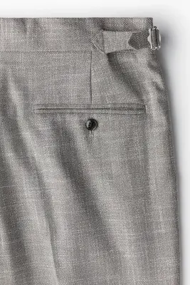 Pantalon de costume Regular Fit - Beige foncé chiné — photo 2