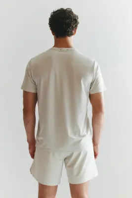 Short de sport DryMove™ - Écru — photo 2